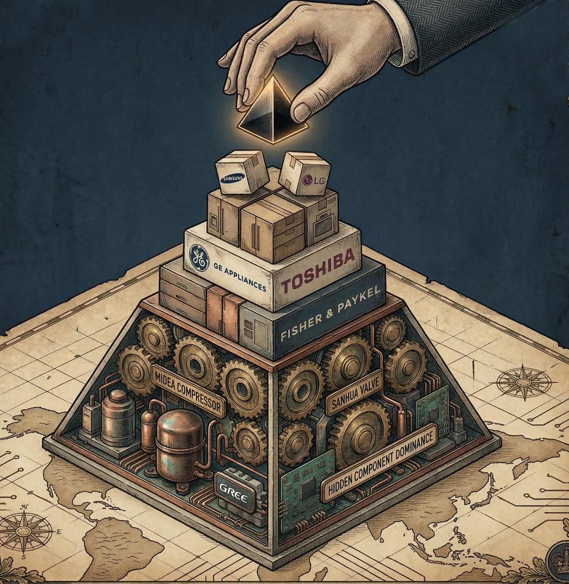 China’s Win in Home Appliances: Bought the Pyramid